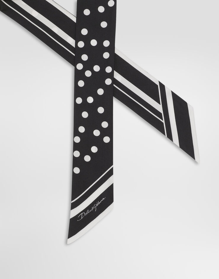 Dolce & Gabbana Polka-dot twill headscarf Print FS215AGDCF1