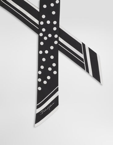 Dolce & Gabbana Polka-dot twill headscarf Dolce & Gabbana Polka-dot twill headscarf Print FS215AGDCF1