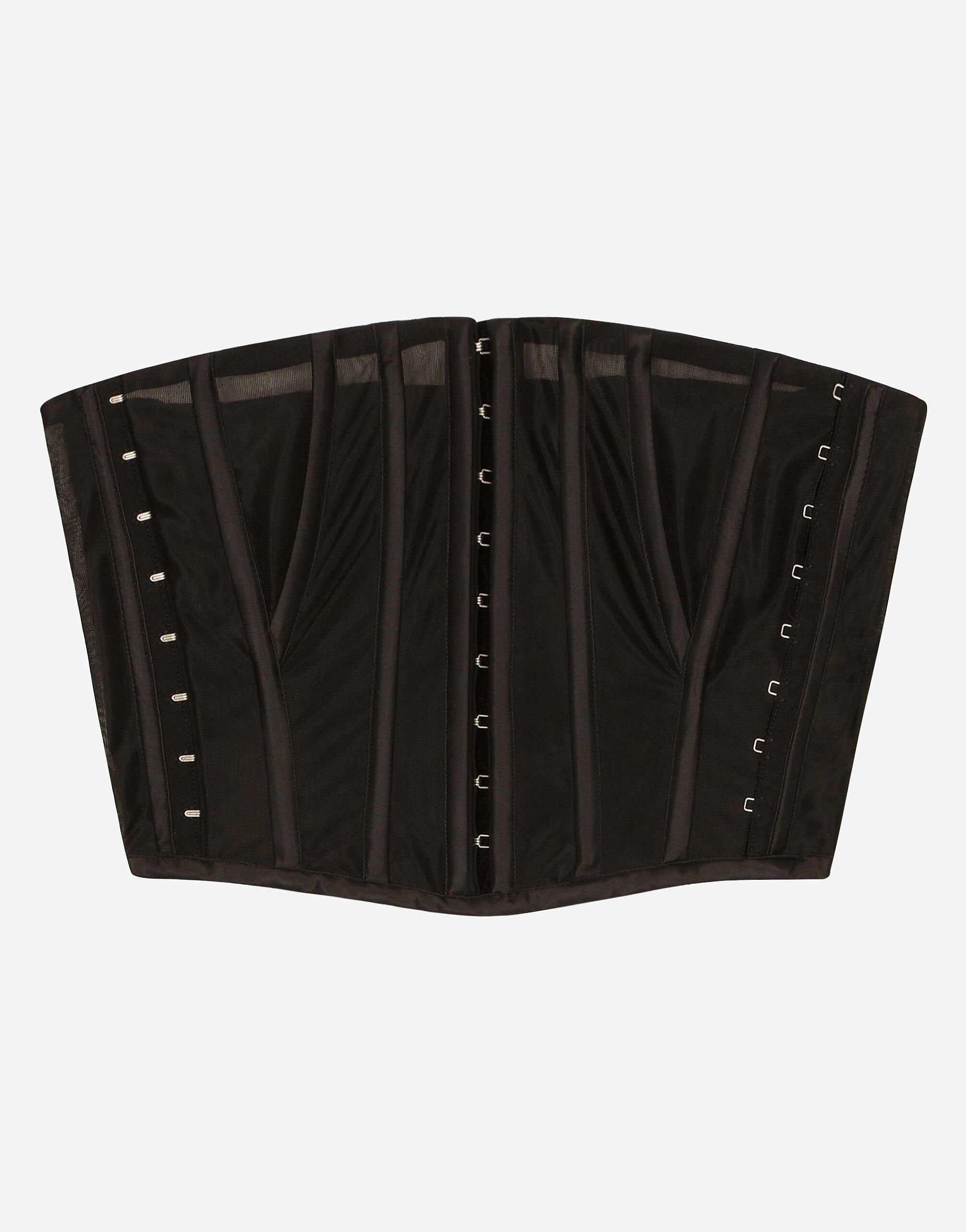 Dolce & Gabbana Marquisette corset belt Black BI1261AW576