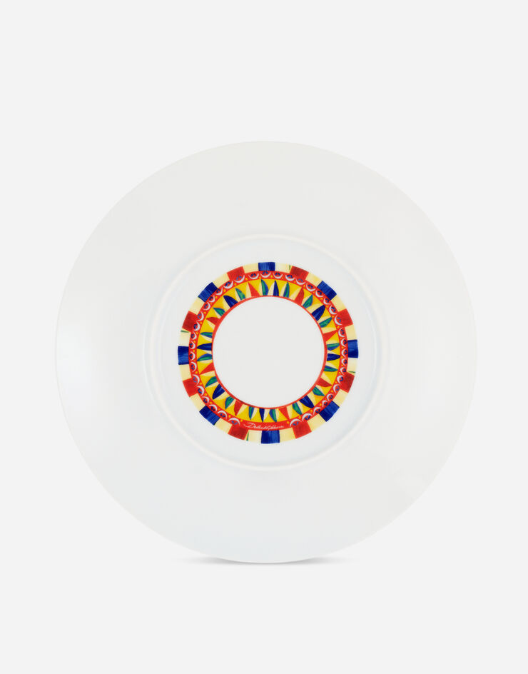 Dolce & Gabbana Сервировочная тарелка из фарфора разноцветный TC0010TCA24