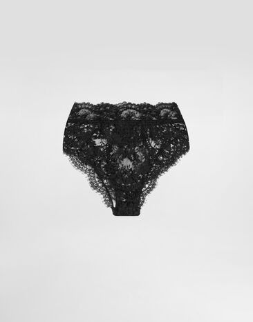 Dolce & Gabbana Culotte en dentelle Black O2D56TON0AB