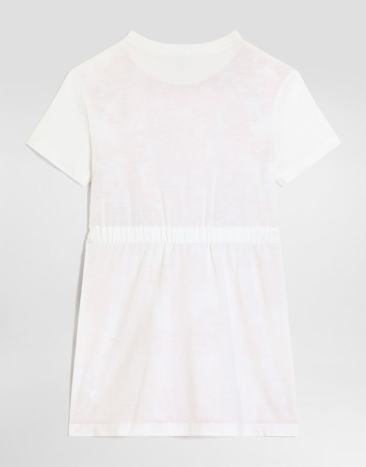 Dolce & Gabbana Vestido en jersey con estampado de mayólica Dolce & Gabbana Vestido en jersey con estampado de mayólica Multicolor L5JDBGG7P5T