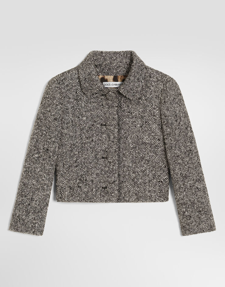 Dolce & Gabbana Birdseye wool blend jacket Dolce & Gabbana Birdseye wool blend jacket Multicolor L51J89FM3FF
