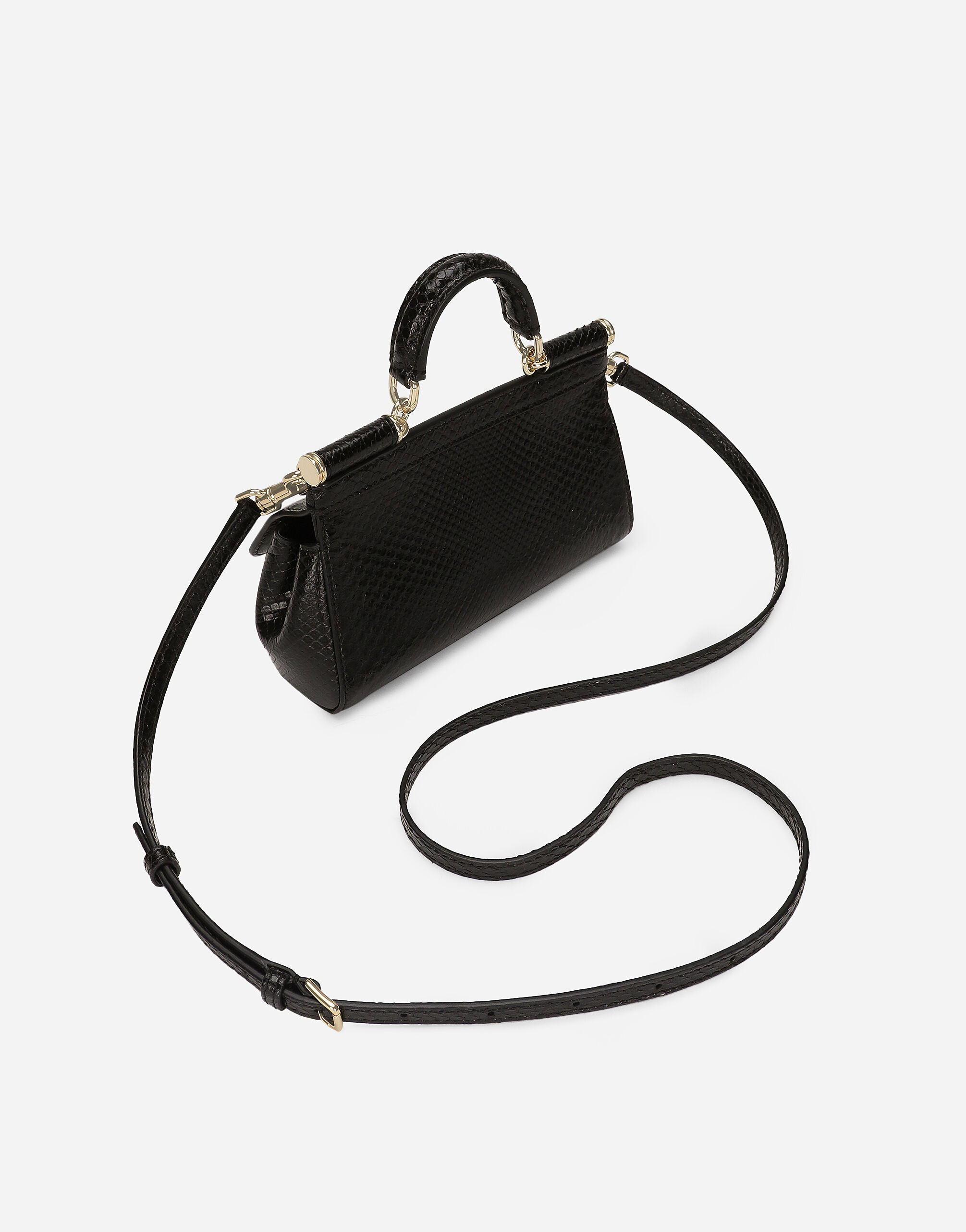 Dolce and gabbana black sicily bag on sale