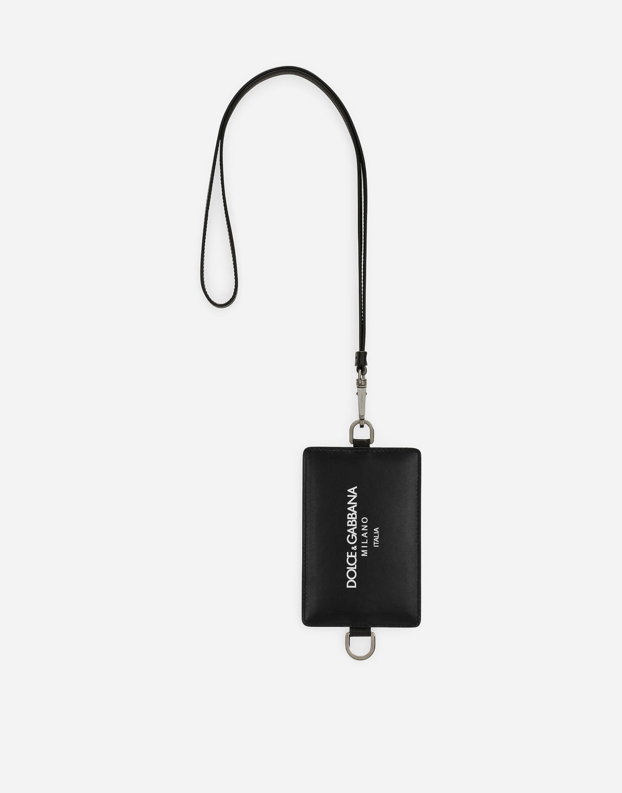 Dolce & Gabbana Calfskin card holder Black VG4416VP587