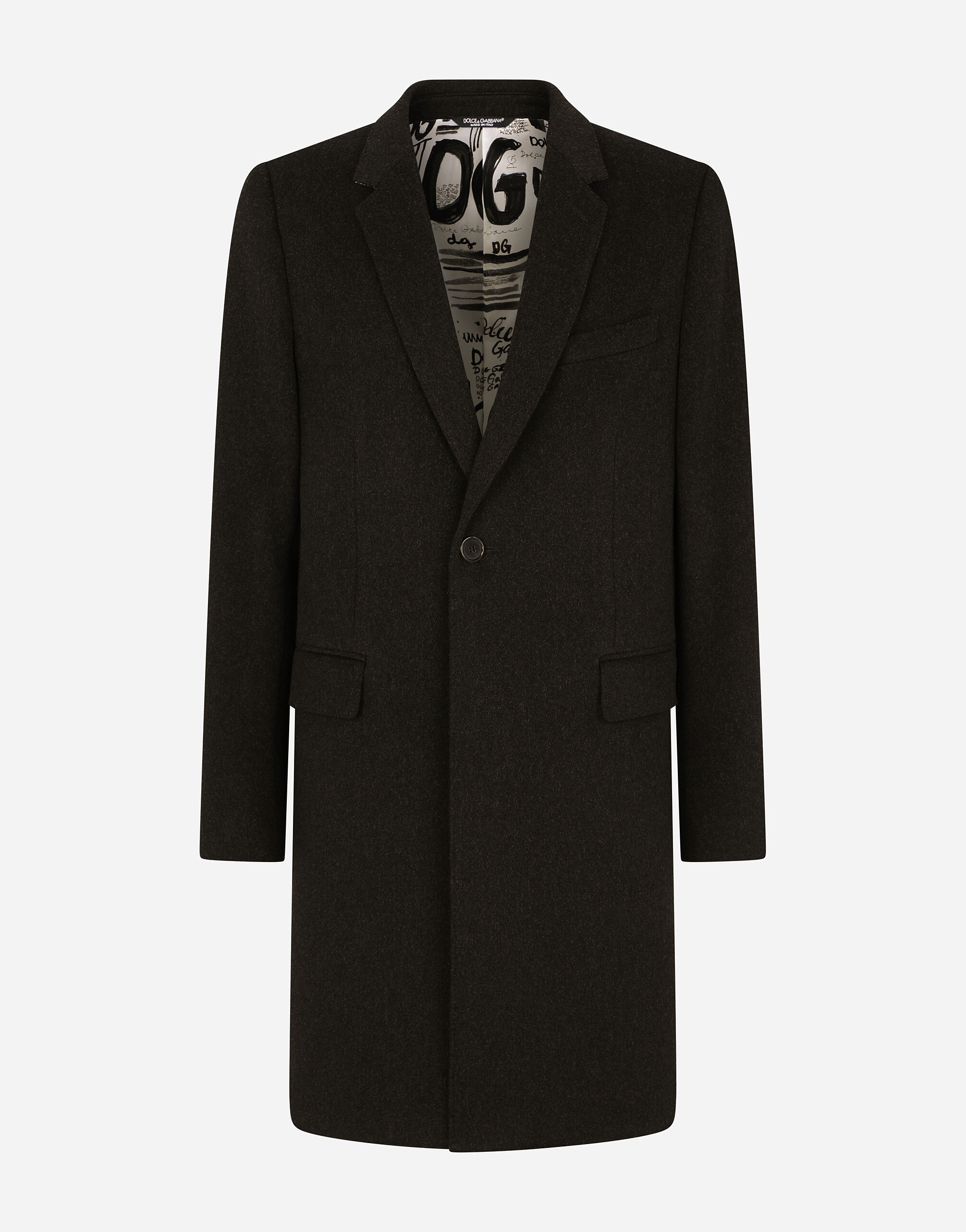 CAPPOTTO in Grigio da Uomo Dolce Gabbana