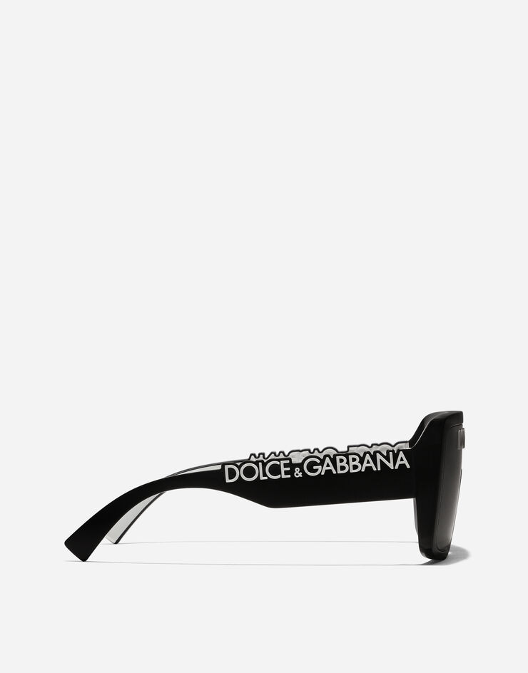 Dolce & Gabbana نظارة شمسية DG Logo أسود VG6204VN187