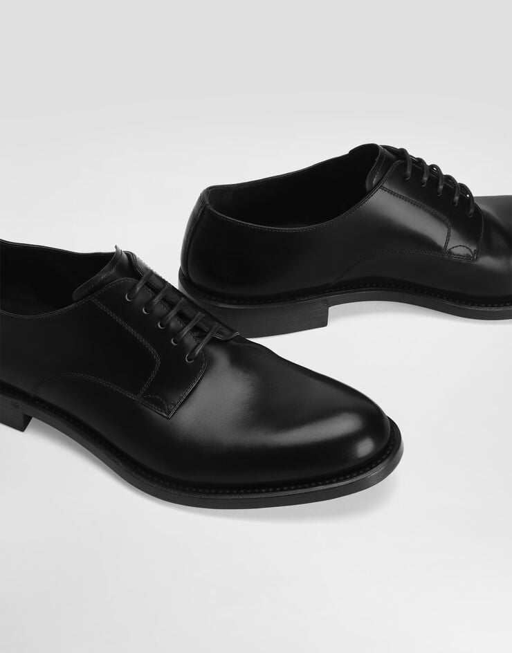 Dolce & Gabbana Brushed calfskin derby Black A10879A1203