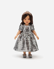 Dolce & Gabbana Doll with sequined dress Silver L52DH1G7VXC