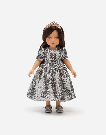 Dolce & Gabbana Doll with sequined dress Multicolor LCJA19G7VAX