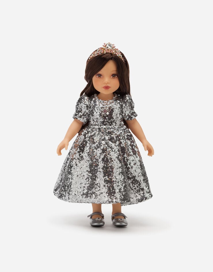 Dolce & Gabbana Doll with sequined dress Multicolor LCJA21G7VAZ