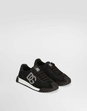 Dolce & Gabbana سنيكر DG Athletic من جلد عجل شمواه Black D11450A0680