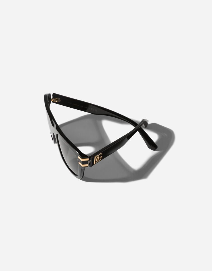 Dolce & Gabbana Sonnenbrille DG Griffe Schwarz VG4496VP187