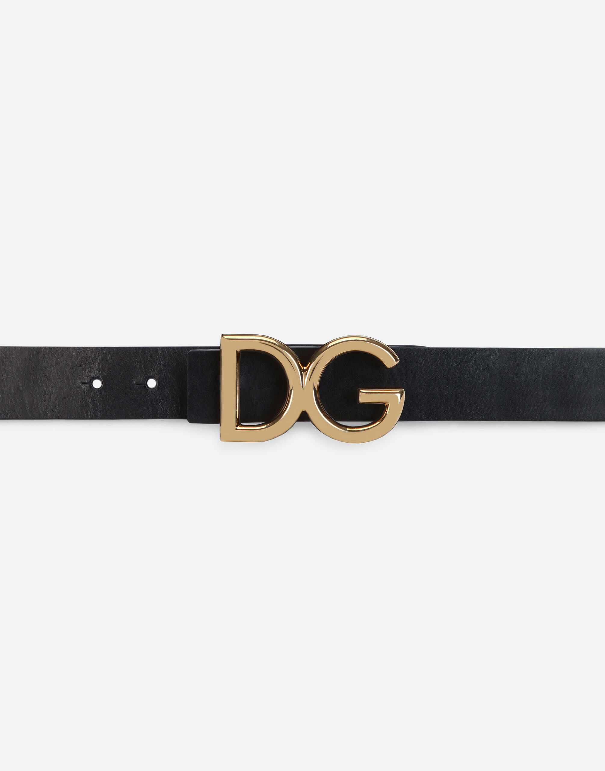 ブラックのメンズ ベルト レザー DGロゴ | Dolce&Gabbana®