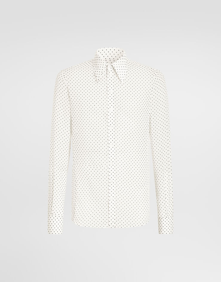 Dolce & Gabbana Sicilia polka dot silk shirt Dolce & Gabbana Sicilia polka dot silk shirt Multicolor G5MT6TGK574