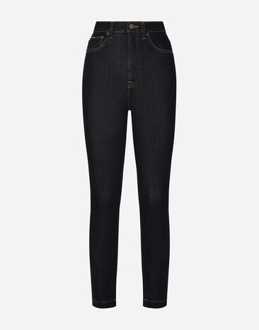 Dolce & Gabbana Deep blue stretch denim Grace jeans Blue FTBXHDG902P