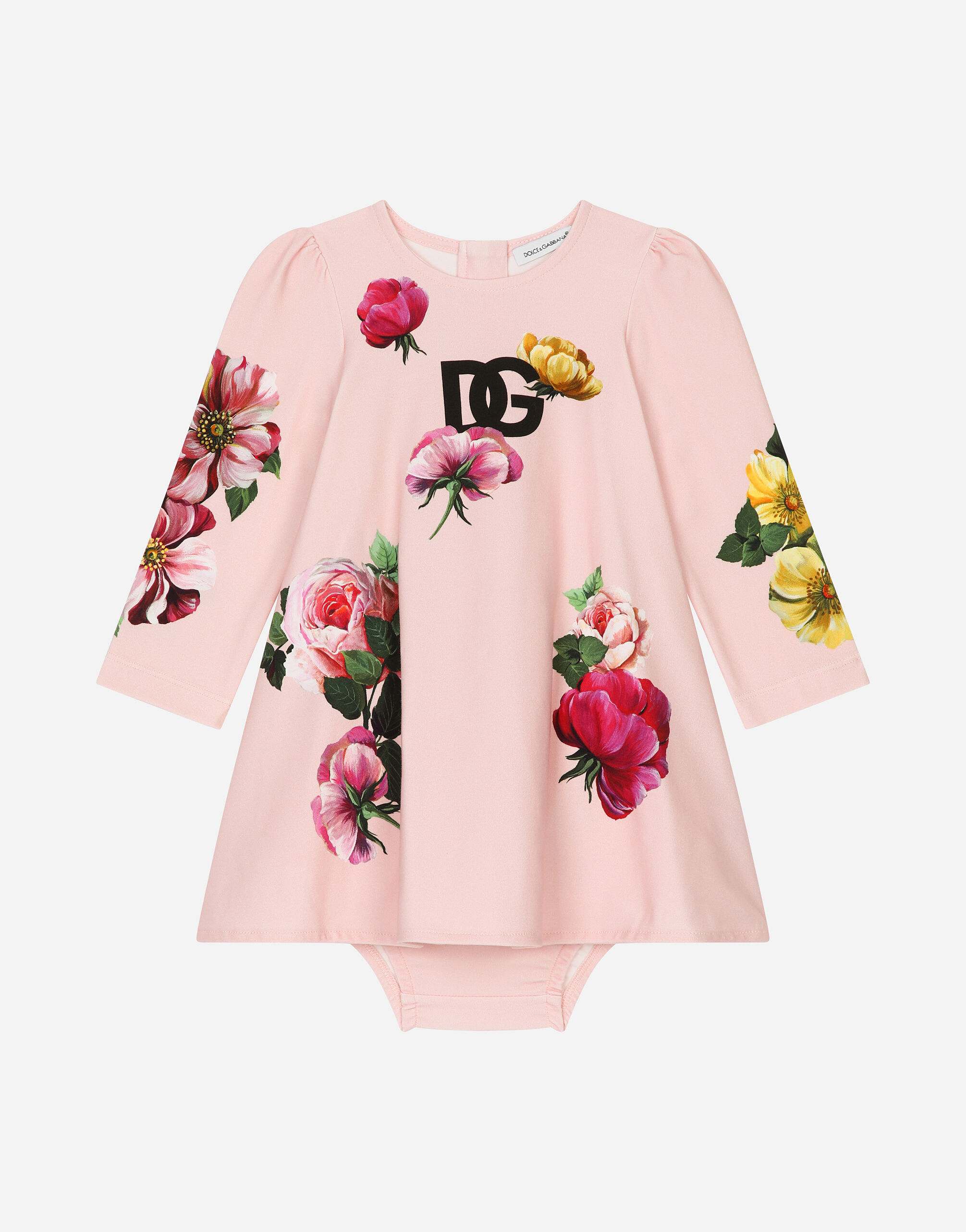 Dolce Gabbana Baby Girls Dress In Light Pink 2 main image 1