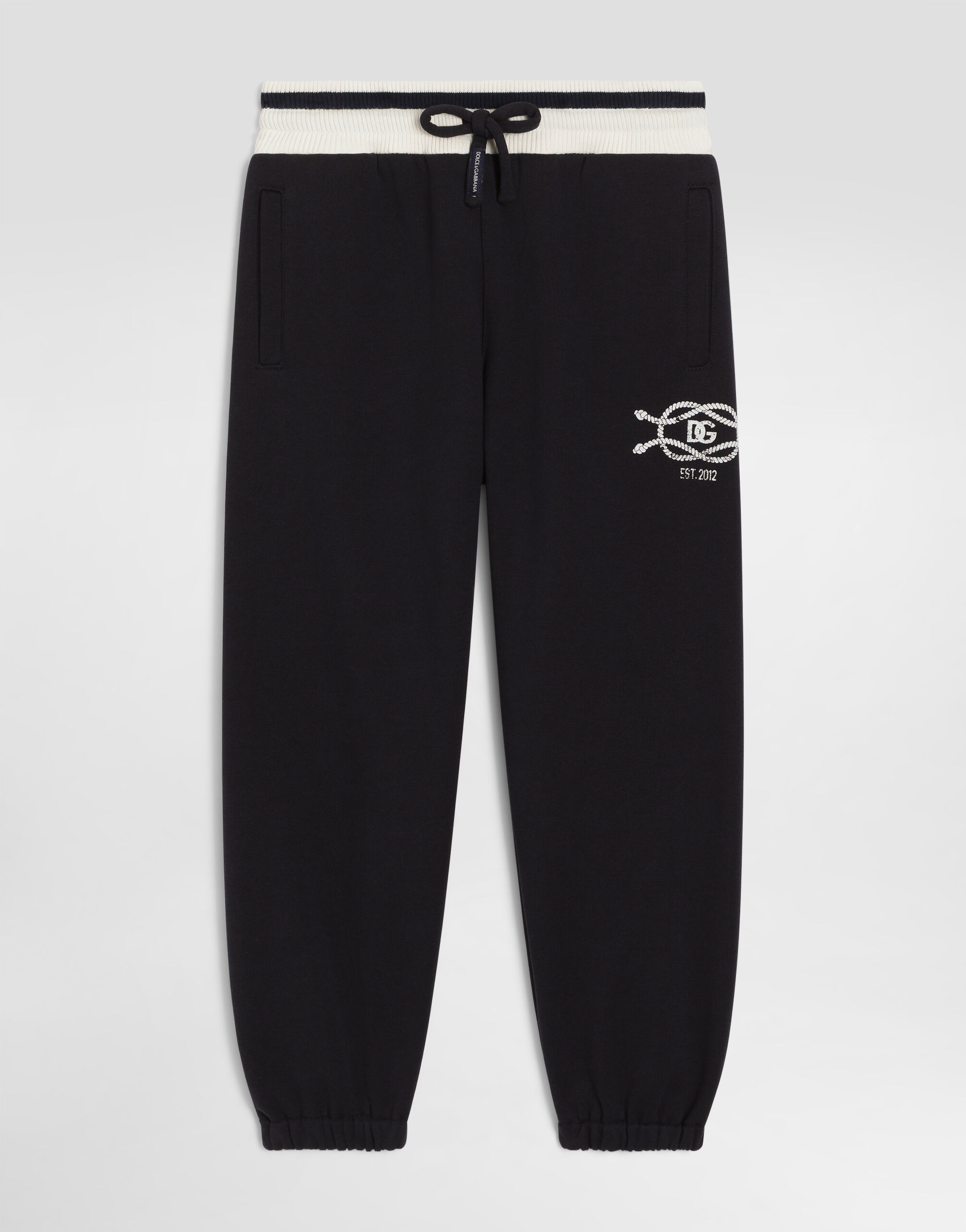 Fleece trousers in Blue for Boys | Dolce&Gabbana® US