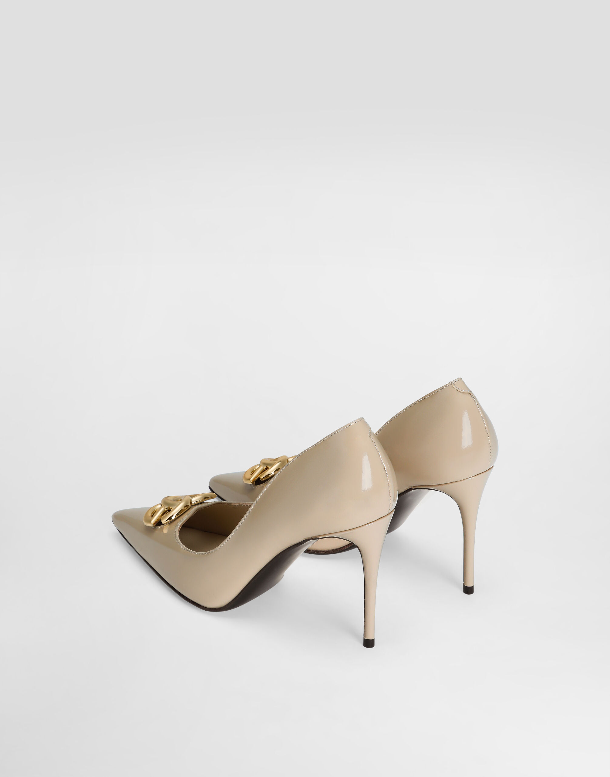 Calfskin pumps in Beige for Women | Dolce&Gabbana® US