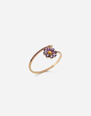 Dolce & Gabbana Armband Spring 18-karätiges Gelbgold, Amethyste und Zitrin GOLD WBMI4GWAMC1