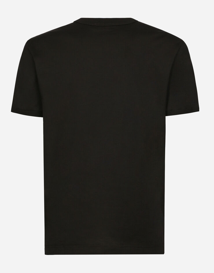 Dolce & Gabbana T-shirt in cotton Black G8JX7TFU7EQ
