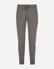 Dolce & Gabbana Wool and cashmere knit jogging pants Bordeaux GWZXMTFUBE7