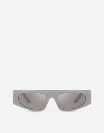 Dolce & Gabbana نظارة DG شمسية متقاطعة أبيض VG600JVN287