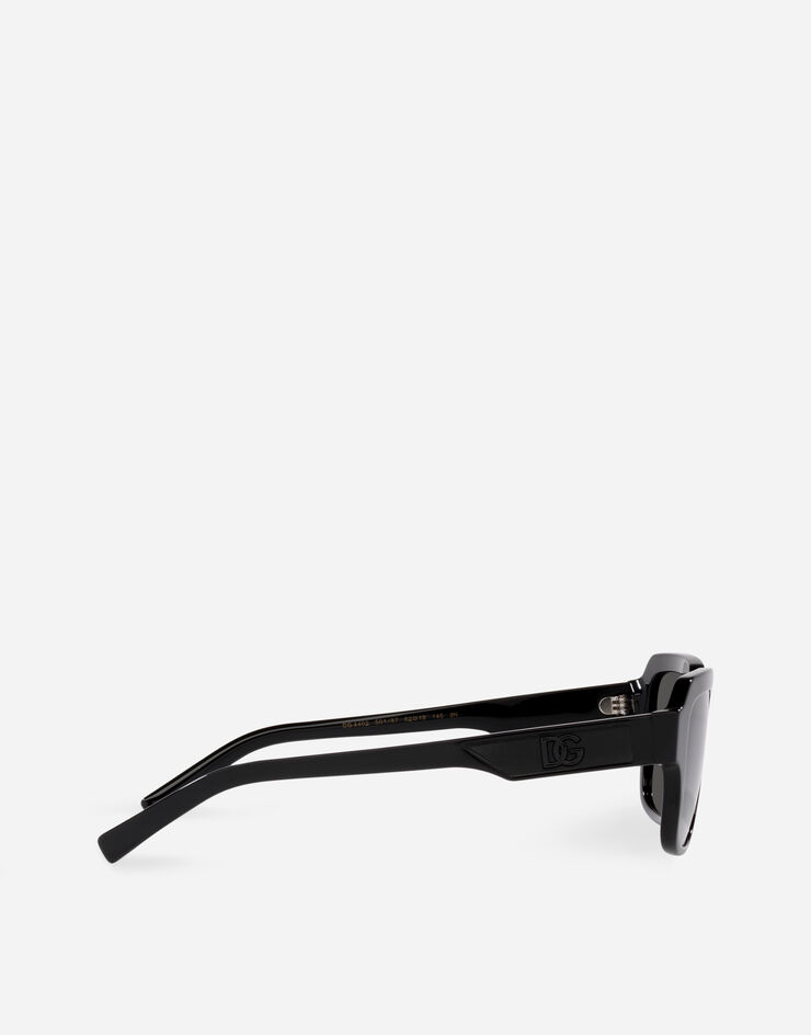 Dolce & Gabbana DG crossed sunglasses Black VG440BVP187