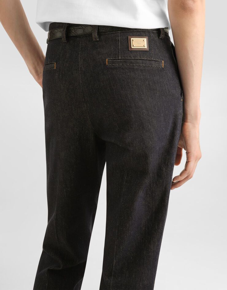 Dolce & Gabbana Chinos en denim Dolce & Gabbana Chinos en denim Multicolor GP13KDG8PF6