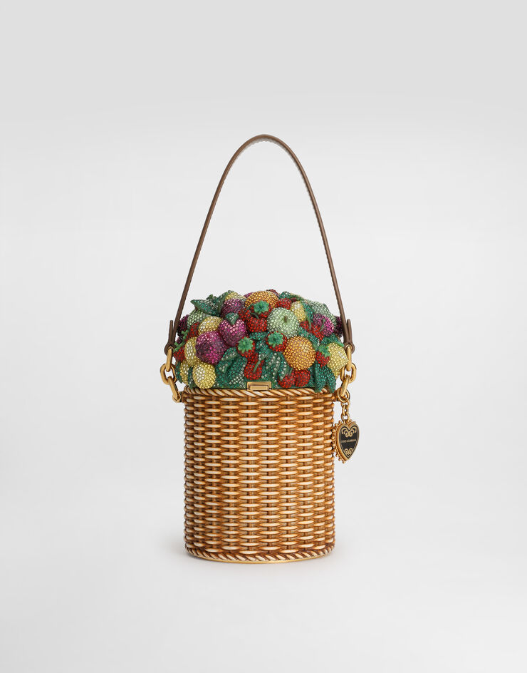 Dolce & Gabbana Bolso tipo cubo Dolce Box Brown BB7809AM243