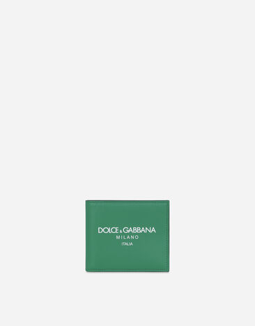 Dolce & Gabbana Calfskin bifold wallet with logo Multicolor BP1321AJ705
