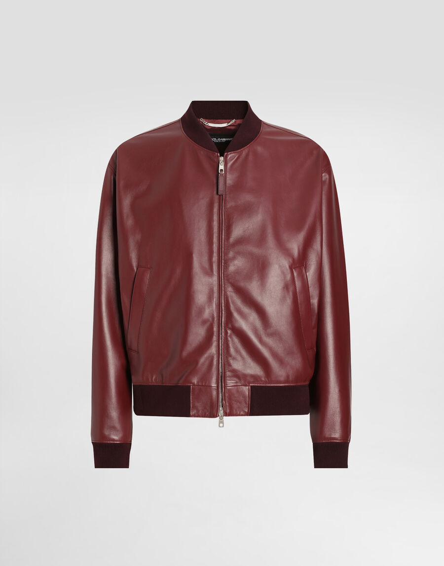 Sheepskin bomber jacket