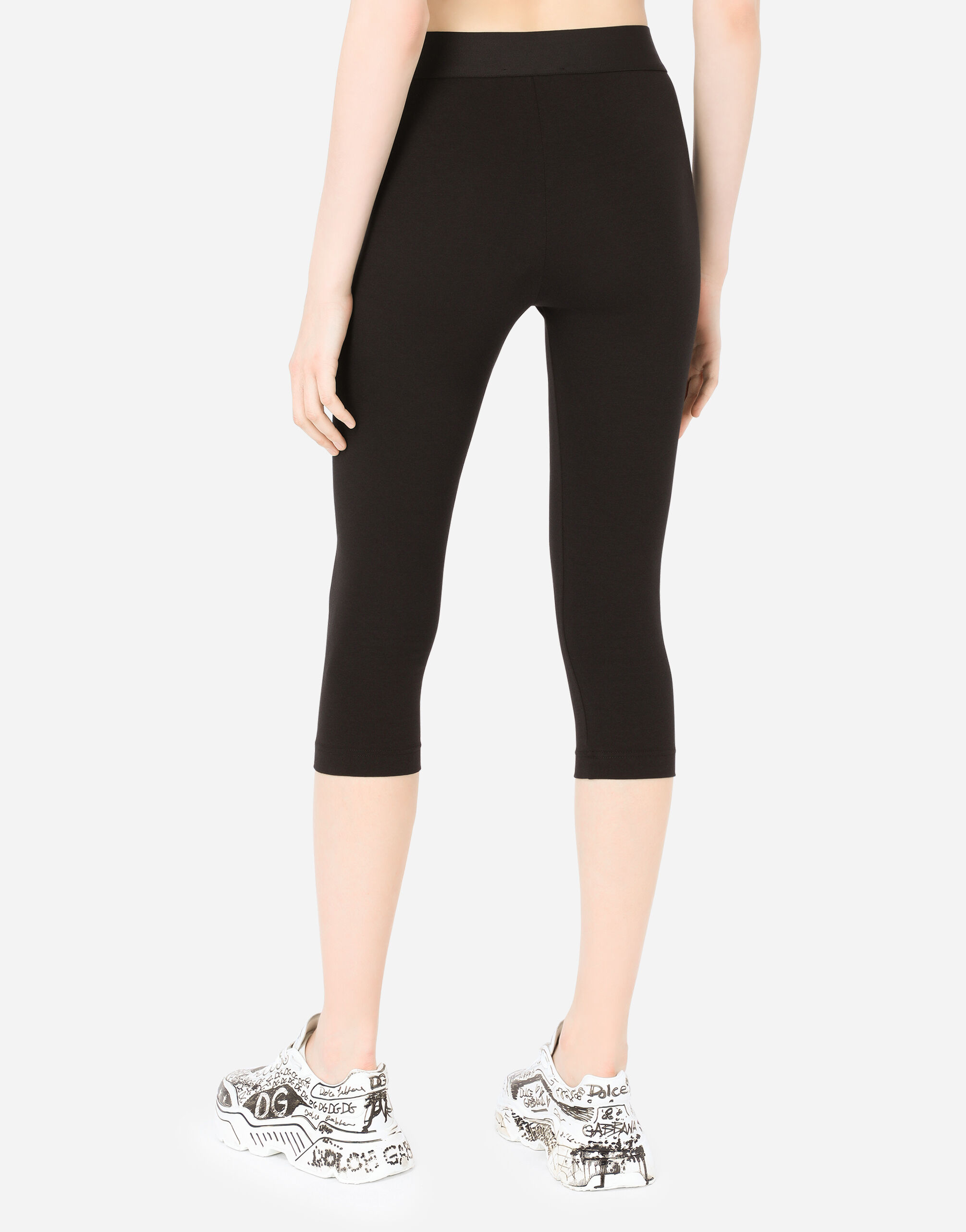 ボトムスその他 Dolce & Gabbana SS25 SLIM FIT LEGGINGS (FTB5TT GDCPIN0000) Leggings with logo Dolce & Gabbana - IetpShops Italy - dolce