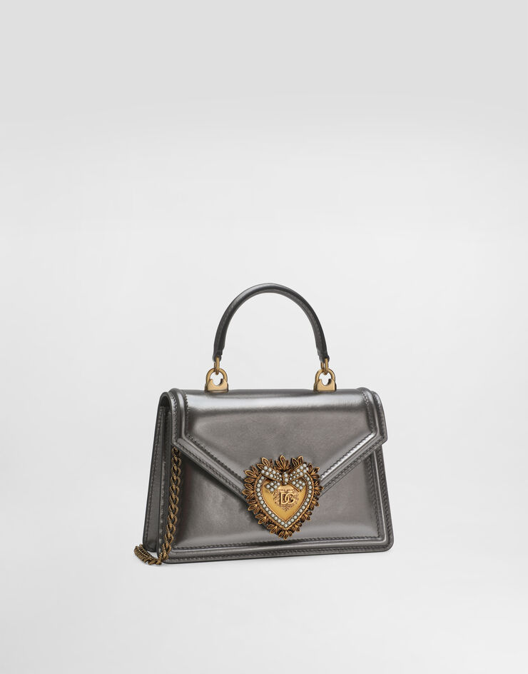 Dolce&Gabbana Small Devotion top-handle bag Silver BB6711A1016