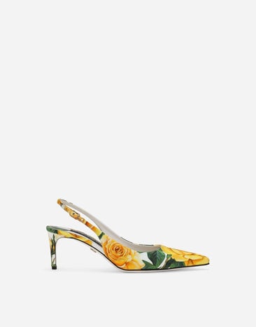 Dolce & Gabbana Zapato destalonado de gabardina Multicolor CR1686AR422