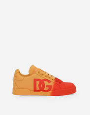 Dolce & Gabbana Calfskin Portofino sneakers Orange CR1702AS204