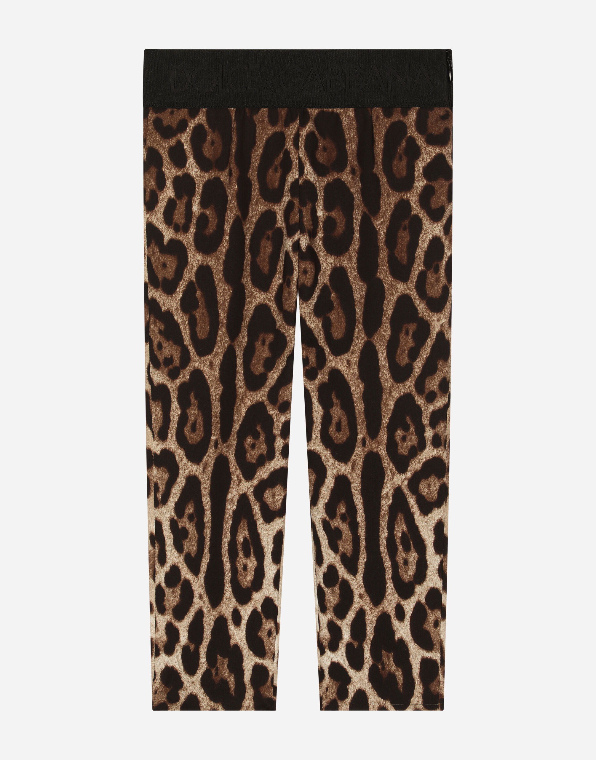 【DOLCE&GABBANA】ハイウエスト レオパードプリント パンツ Dolce & Gabbana ハイウエストヒョウ柄のプリントパンツ