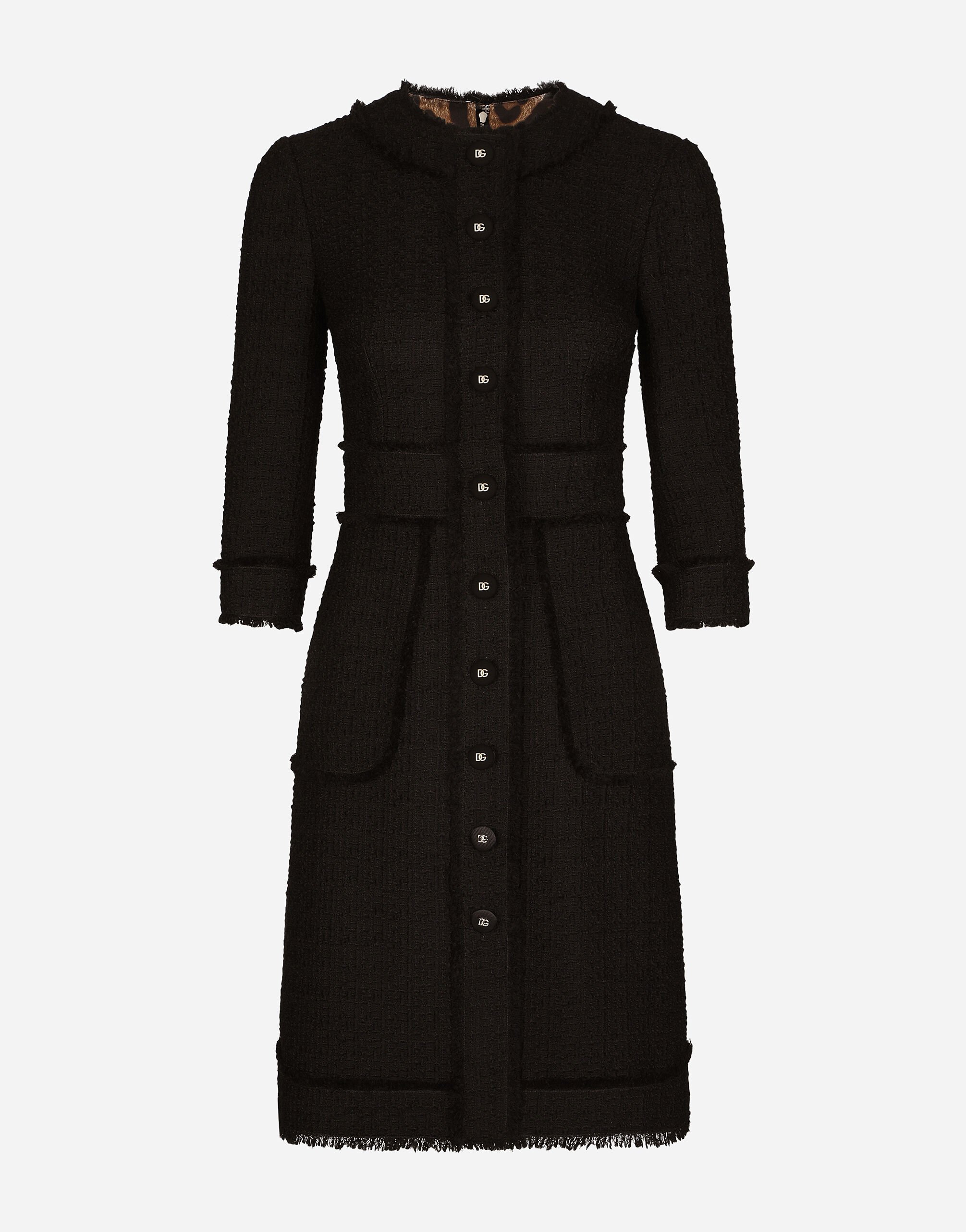 Midi tweed dress sales