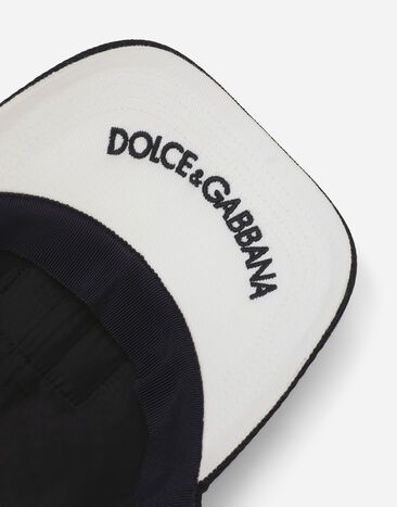 Dolce & Gabbana Gorra de béisbol con placa con logotipo Azul GH884ZFU3HO