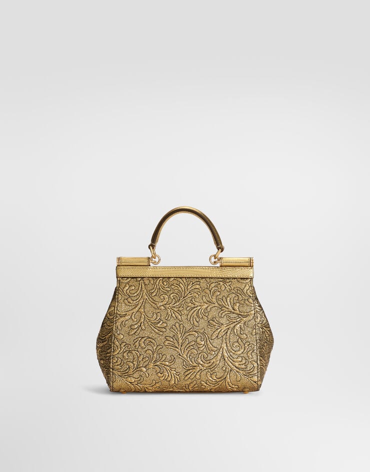 Dolce & Gabbana Small Sicily handbag in brocade Dolce & Gabbana Small Sicily handbag in brocade Gold BB6003B0848