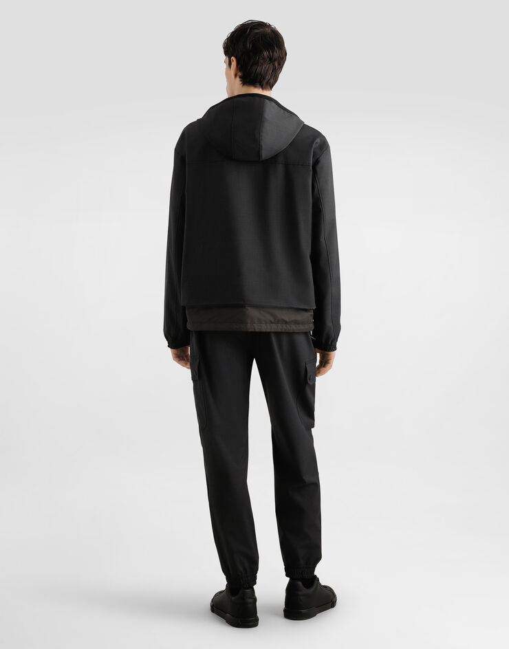 Dolce & Gabbana Wool canvas cargo trousers Grey GP14PTFURK8