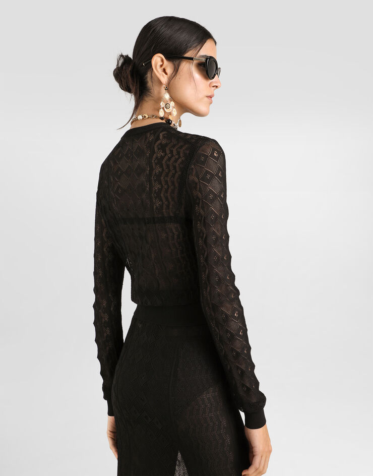 Dolce & Gabbana Lace pullover Dolce & Gabbana Lace pullover Black FXXCSTJBMP8