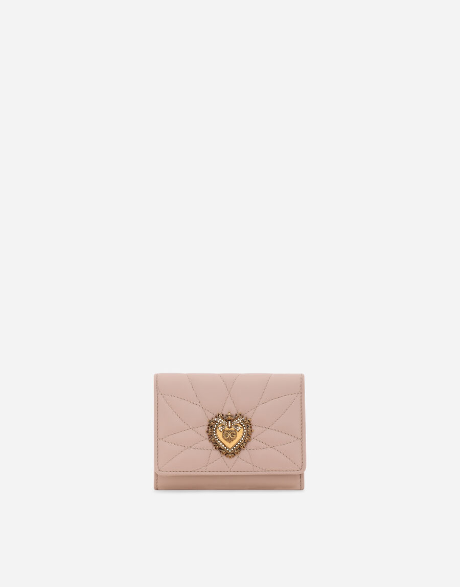 Small Devotion wallet in quilted nappa leather