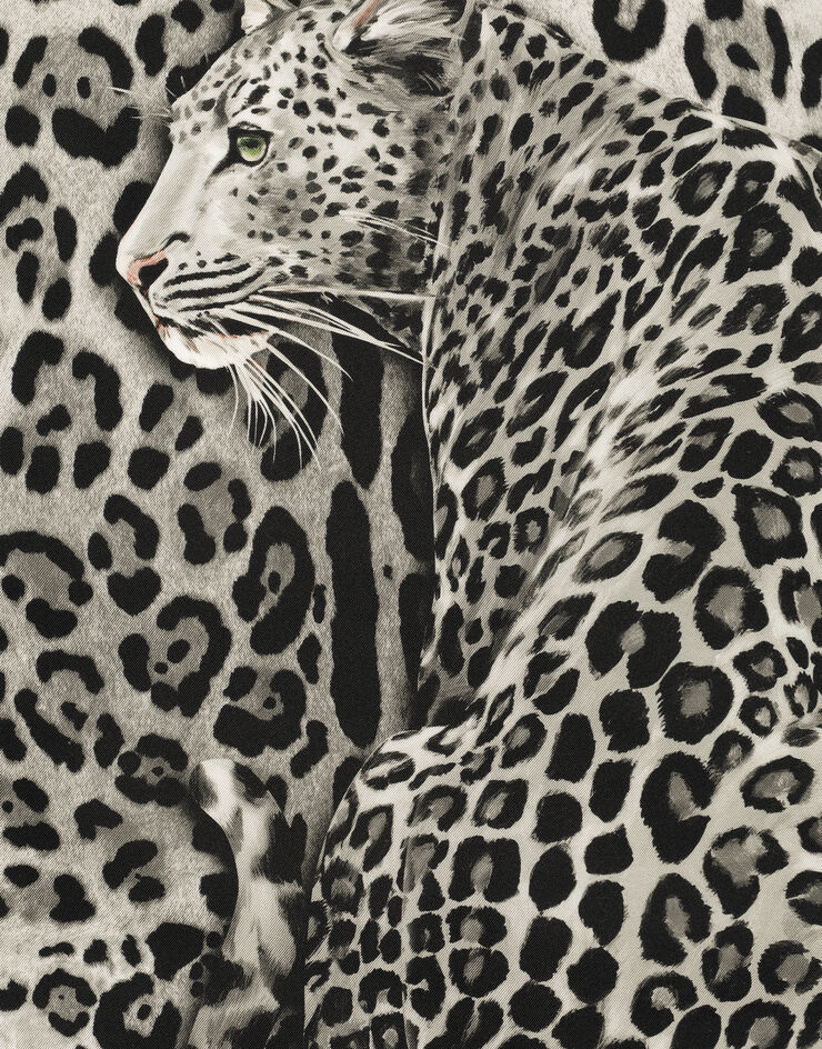 Dolce & Gabbana Leopard-print silk twill foulard (50x50) Print FN093RGDCUU