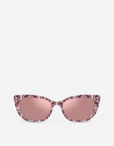Dolce & Gabbana Maiolica Fucsia Sunglasses Fuchsia EB0003AW814