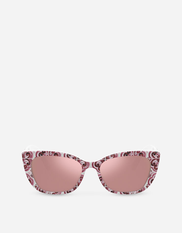 Dolce & Gabbana 마욜리카 푸크시아 핑크 선글라스 자홍색 마졸리카 VG442CVP5E4