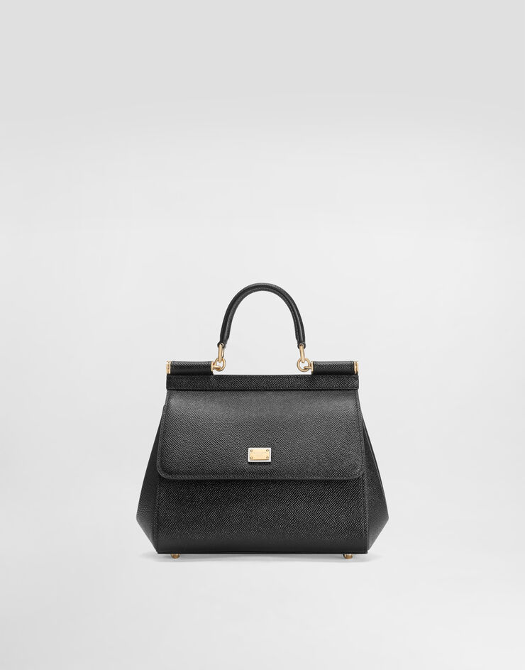 Dolce & Gabbana Sac à main Sicily moyen format Noir BB6003B1001