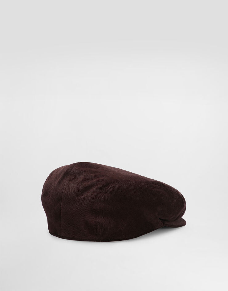 Dolce & Gabbana Velvet flat cap Brown GH587AFUVJF
