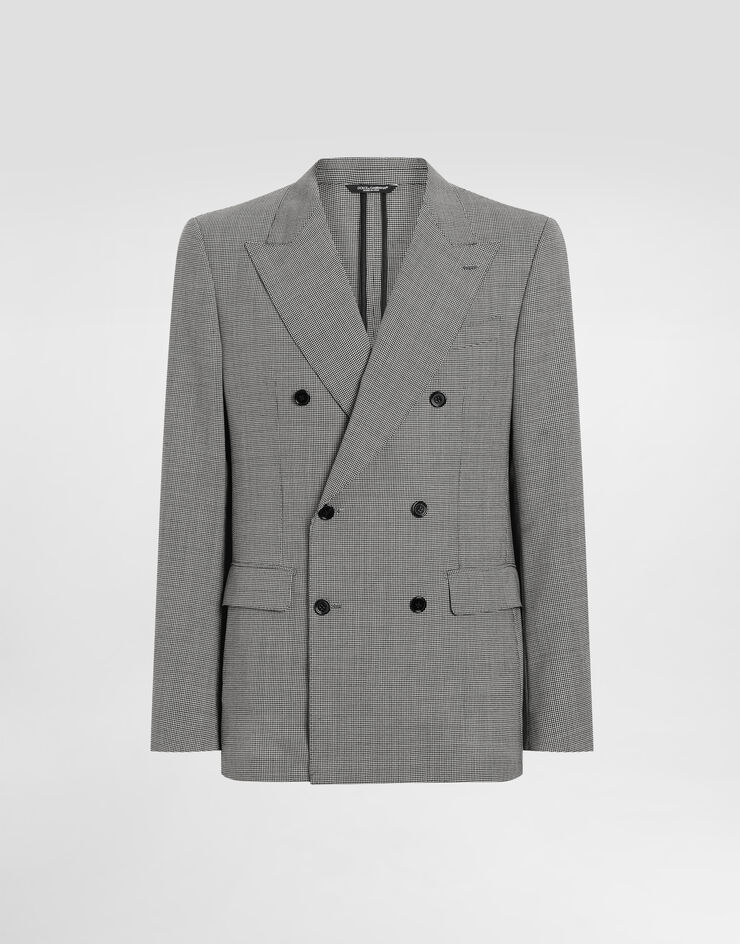 Dolce & Gabbana Double-breasted wool jacket Multicolor G2QS7TFQ2OI