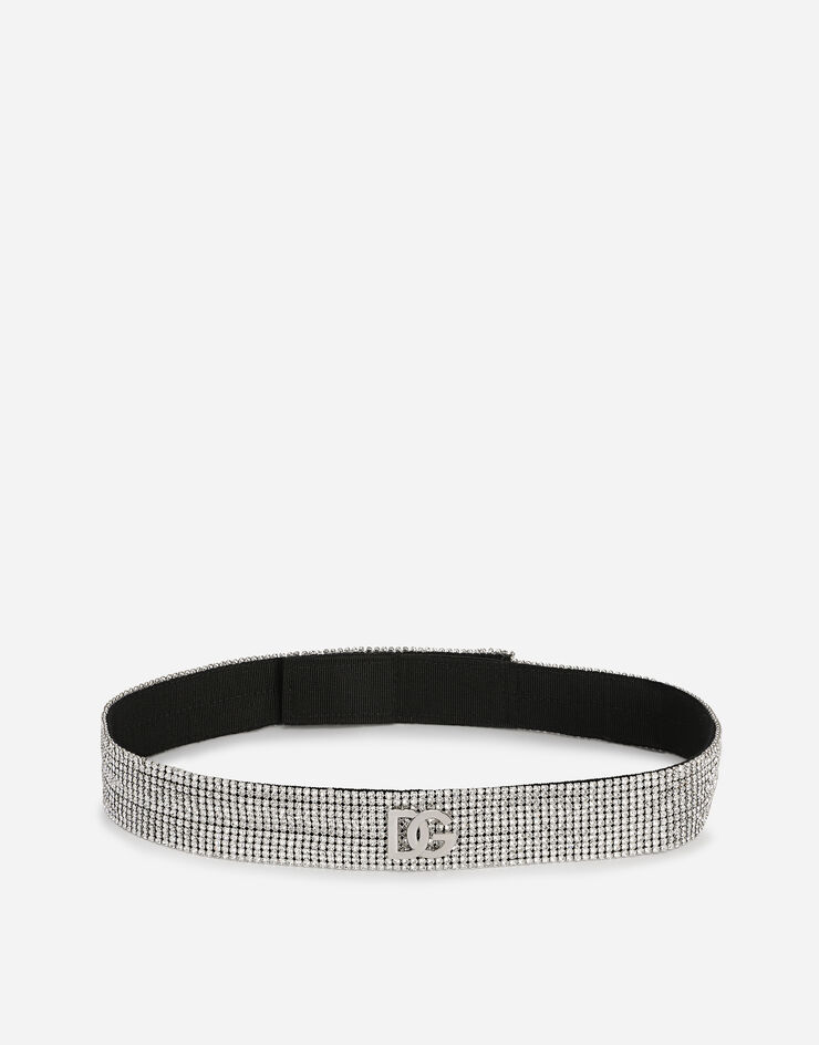 Dolce & Gabbana Crystal mesh belt with DG logo Crystal WLO6Z4W1111